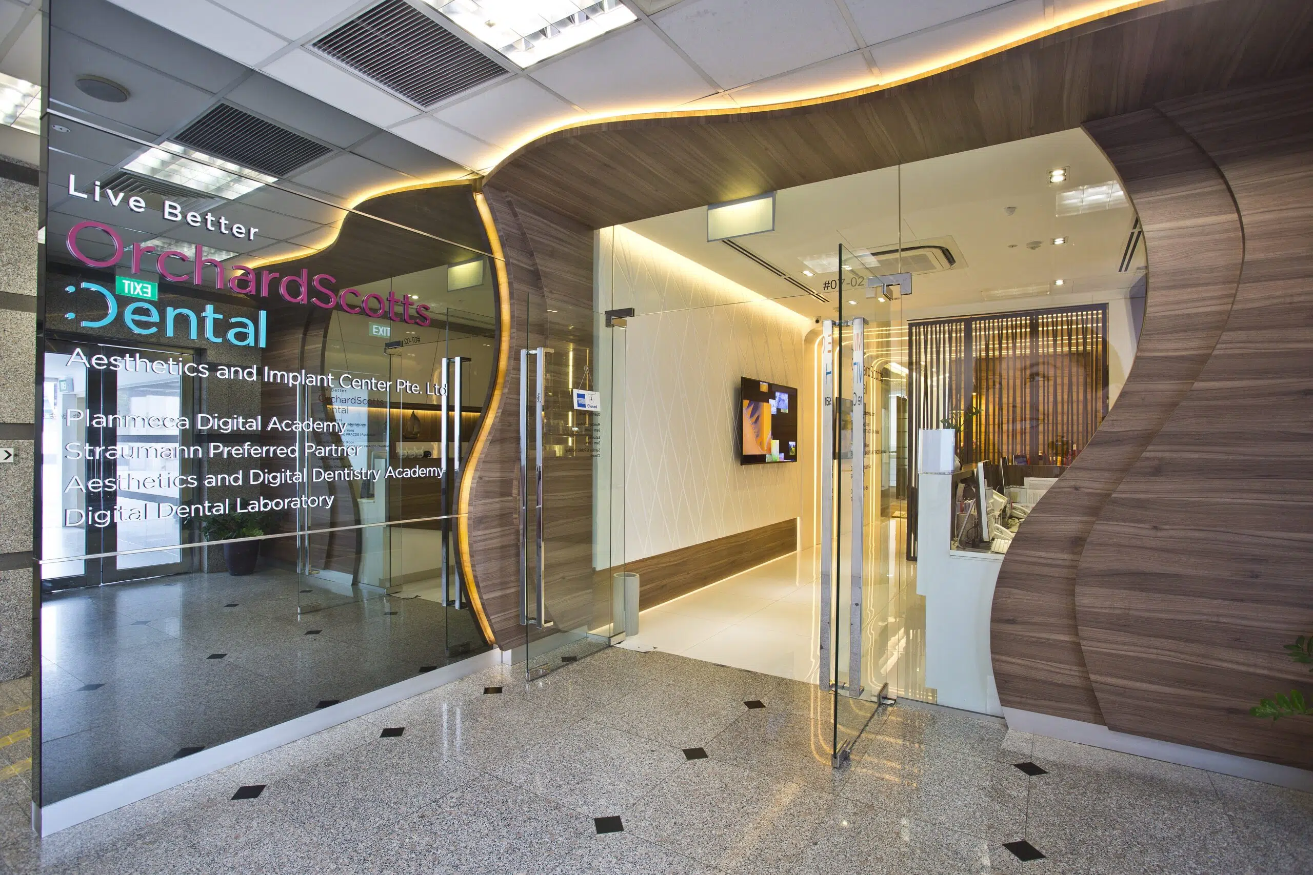 outside view of osd doors to clinic