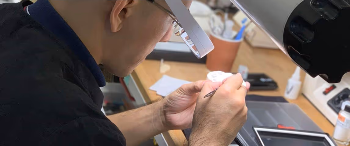 DDA alvin at work ceramist lab