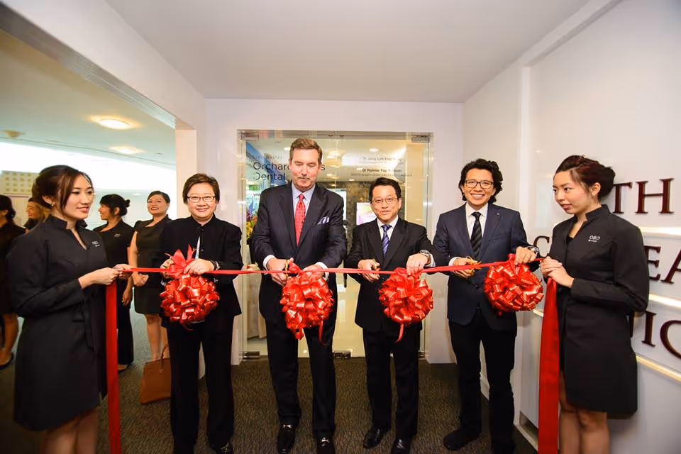 wisma osd ribbon cutting with invisalign history